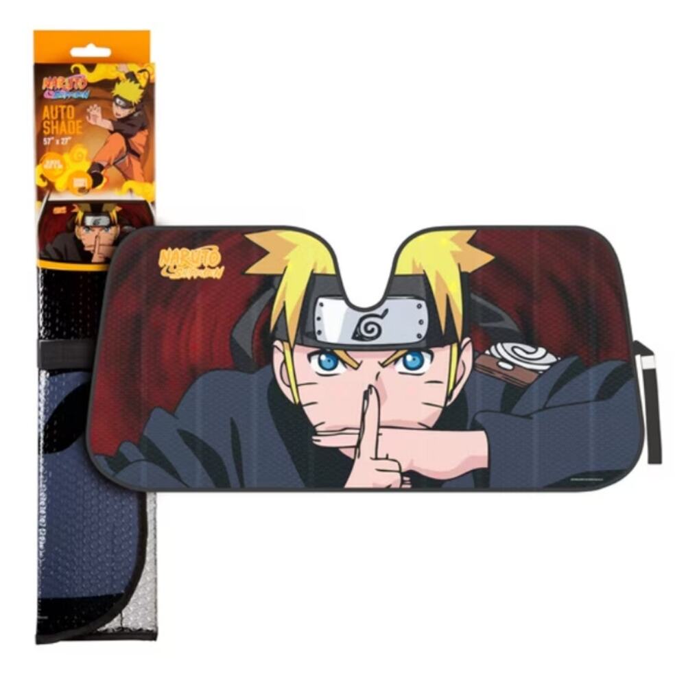 Officially Licensed Naruto Akatsuki Windshield Sun Shade for Cars/SUVs (57x27")